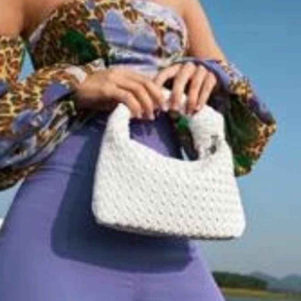 Knot Decor Braided Small Bag